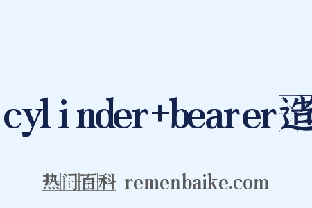 cylinder+bearer造句是什么意思的图片